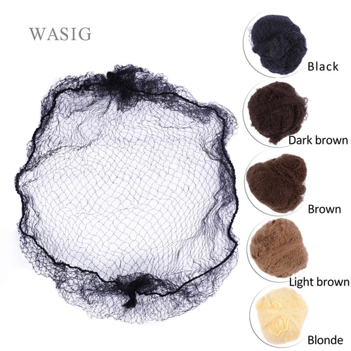 50pcs/20pcs Sample Order Five Colors Nylon Hairnets Black Brown Coffee Color Invisible Soft Elastic Lines Hair Net